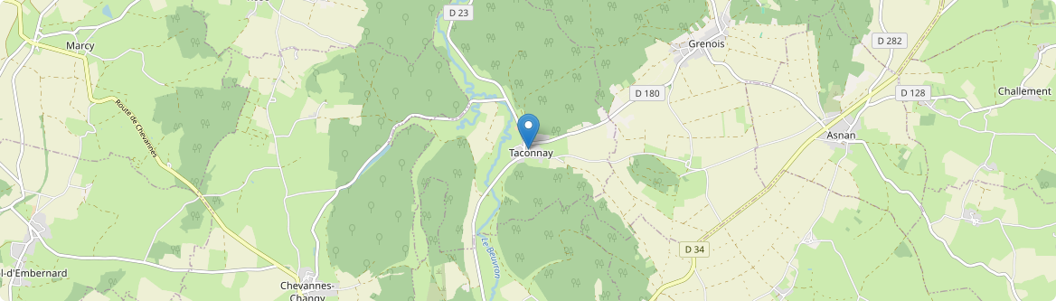 Taconnay - Carte