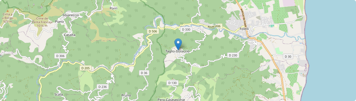 Taglio-Isolaccio - Carte