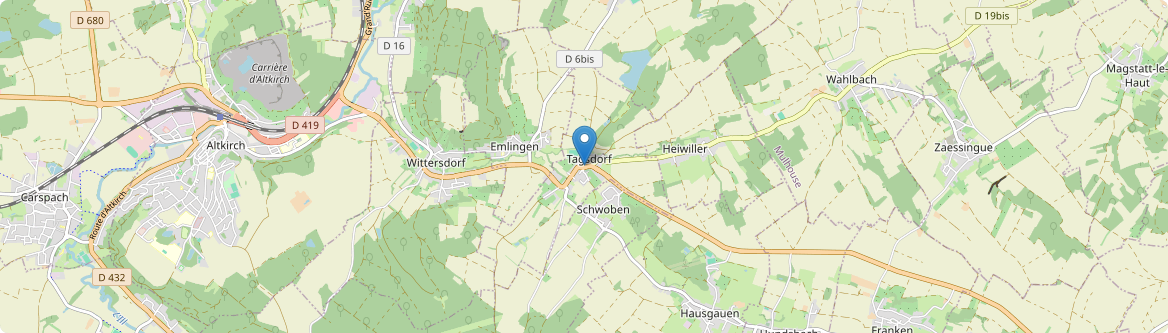 Tagsdorf - Carte