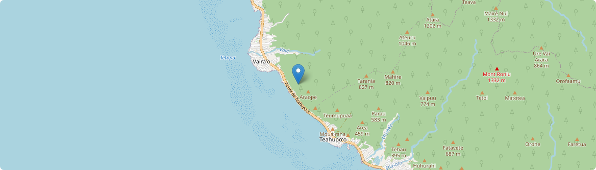 Taiarapu-Ouest - Carte