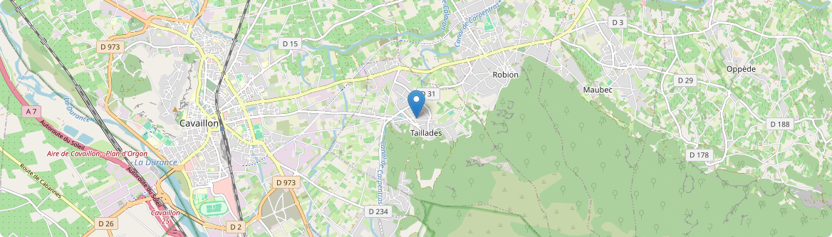Taillades - Carte