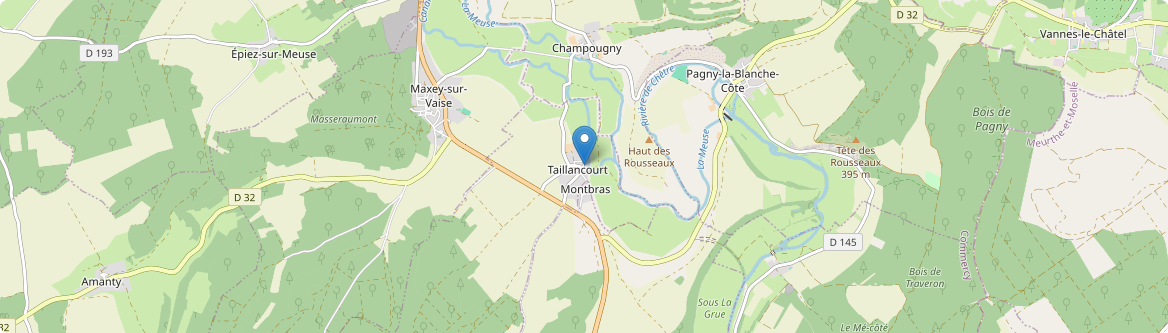 Taillancourt - Carte