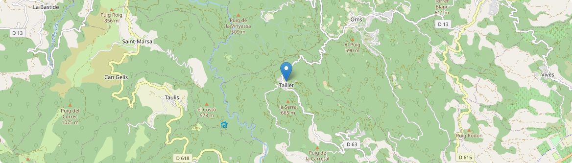 Taillet - Carte