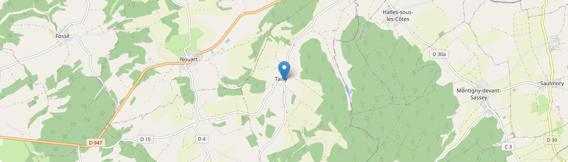 Tailly - Carte