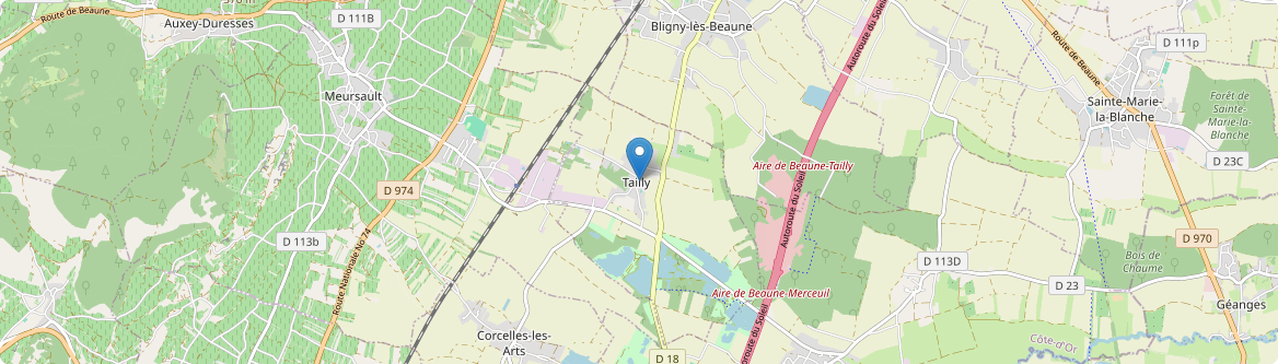 Tailly - Carte