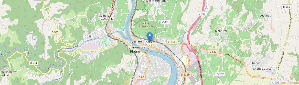 Tain-l'Hermitage - Carte