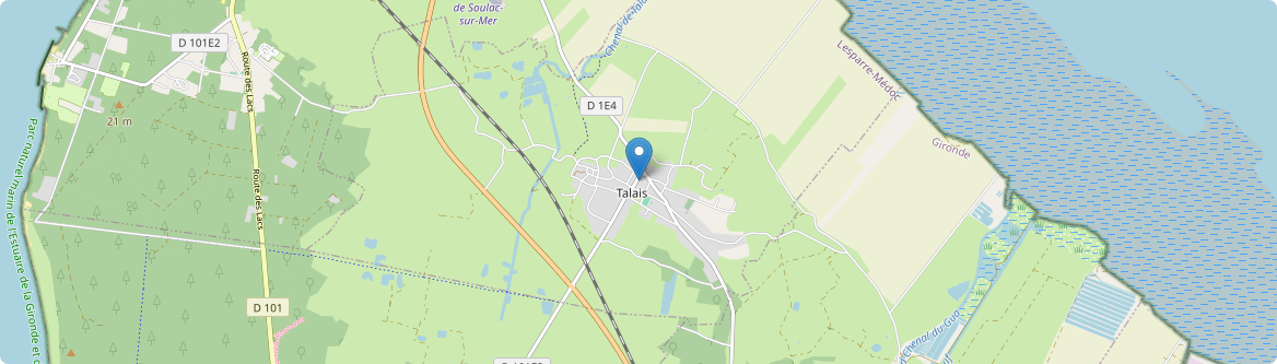 Talais - Carte