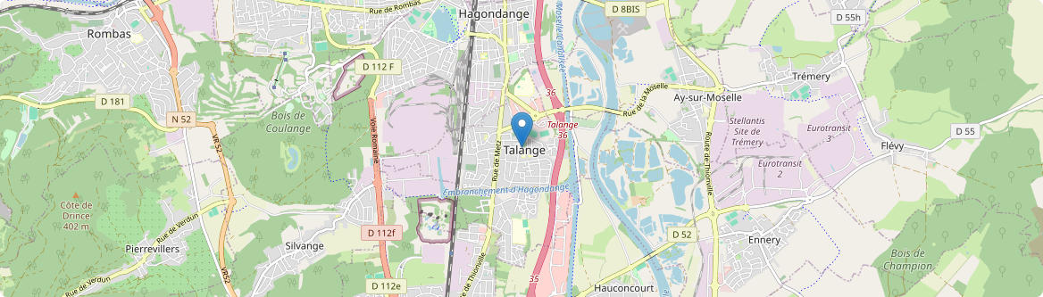 Talange - Carte