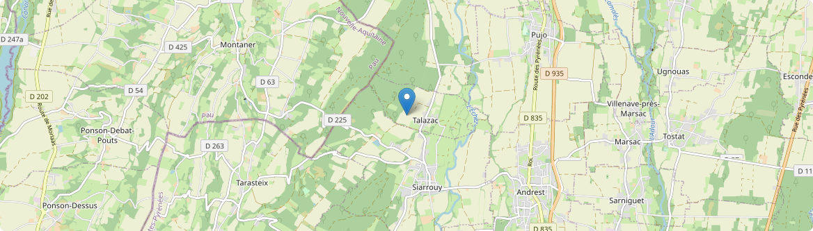 Talazac - Carte