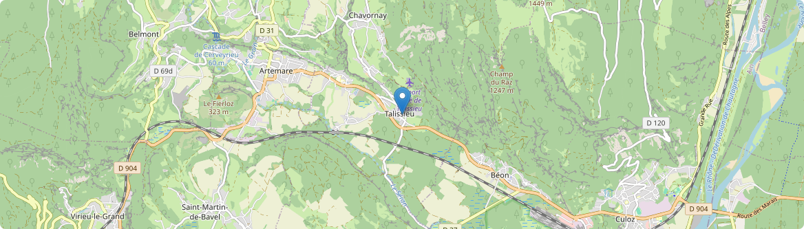 Talissieu - Carte