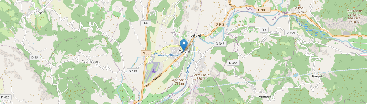 Tallard - Carte