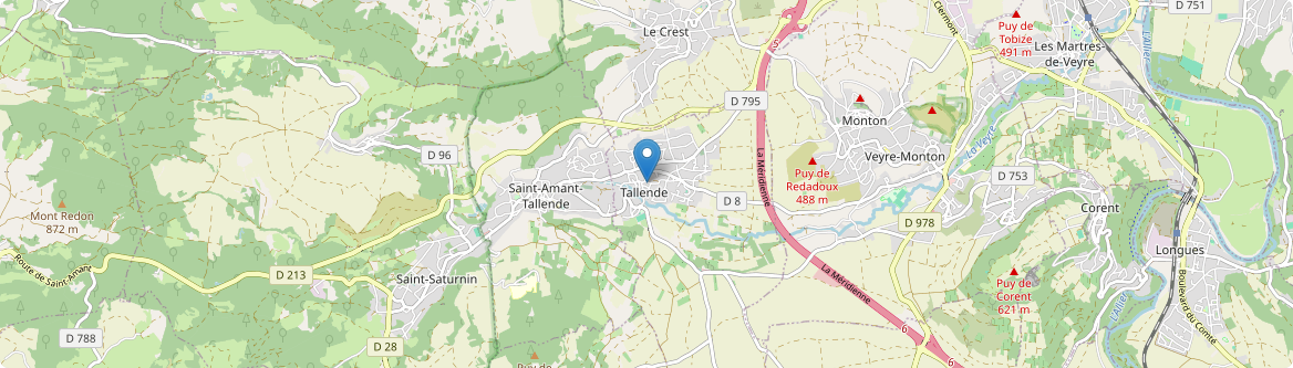 Tallende - Carte