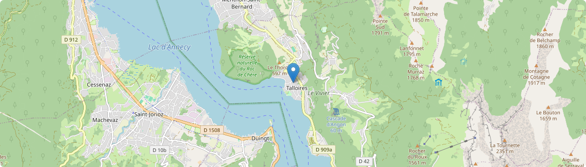 Talloires-Montmin - Carte