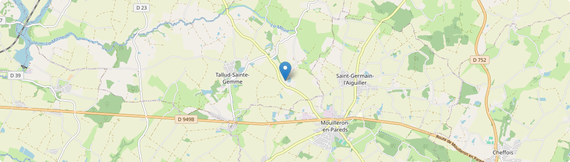 Tallud-Sainte-Gemme - Carte