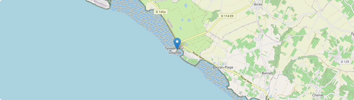 Talmont-sur-Gironde - Carte