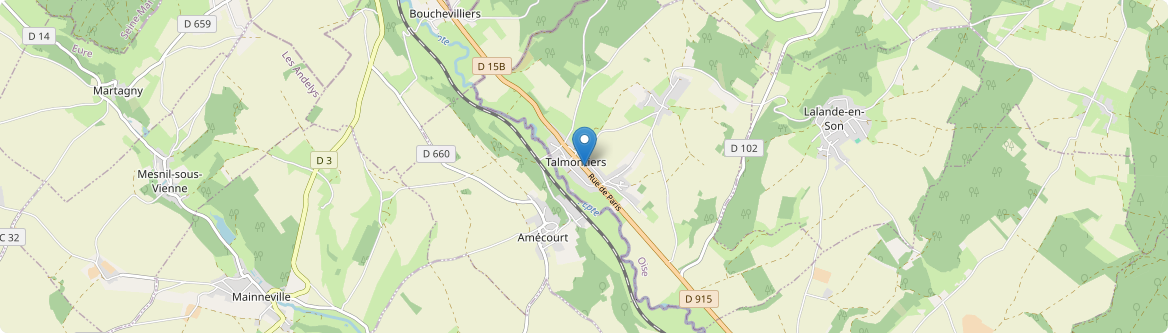 Talmontiers - Carte