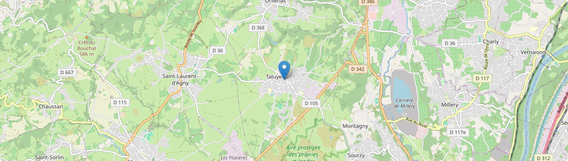 Taluyers - Carte