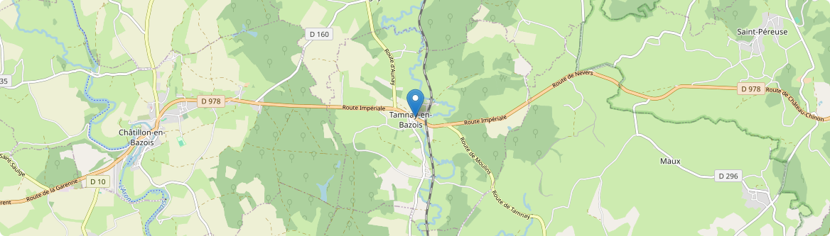Tamnay-en-Bazois - Carte