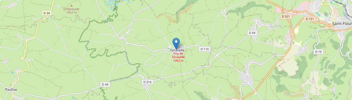 Tanavelle - Carte