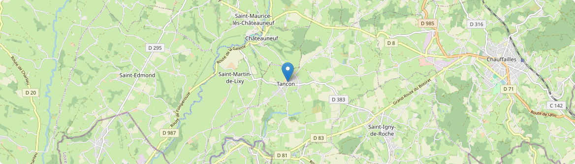 Tancon - Carte