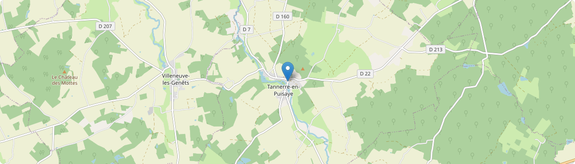 Tannerre-en-Puisaye - Carte