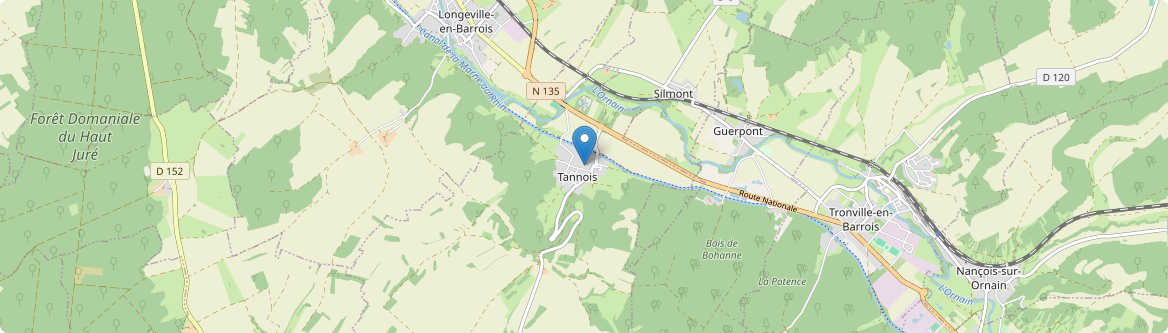 Tannois - Carte