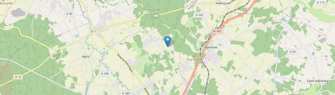 Taponnat-Fleurignac - Carte