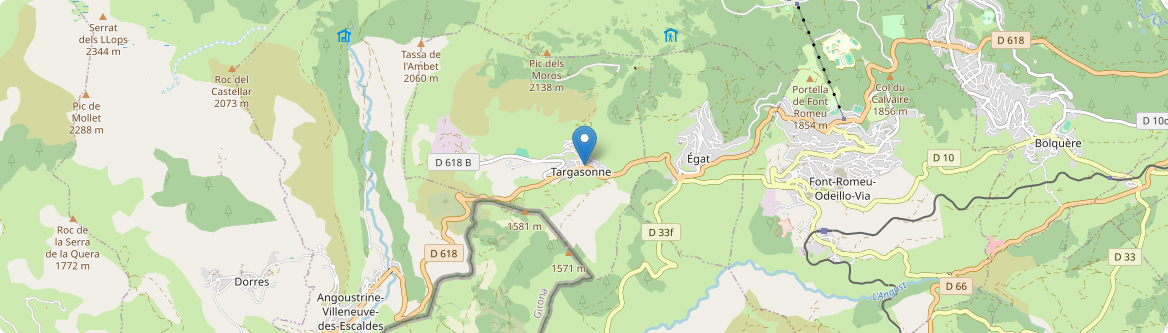Targassonne - Carte