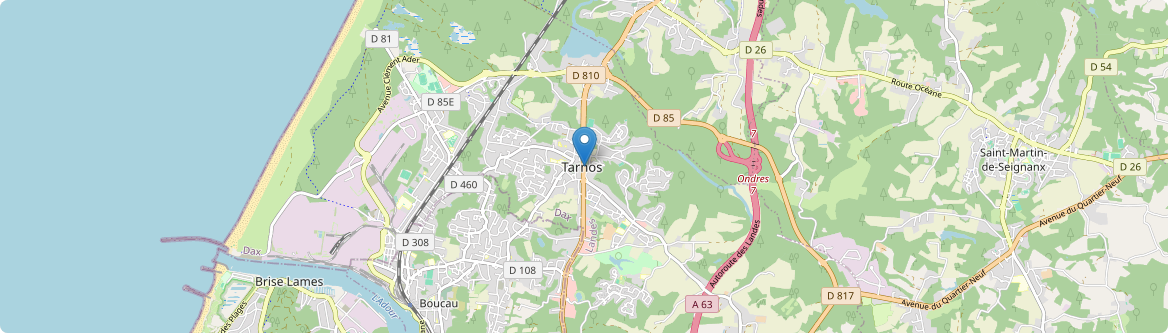 Tarnos - Carte