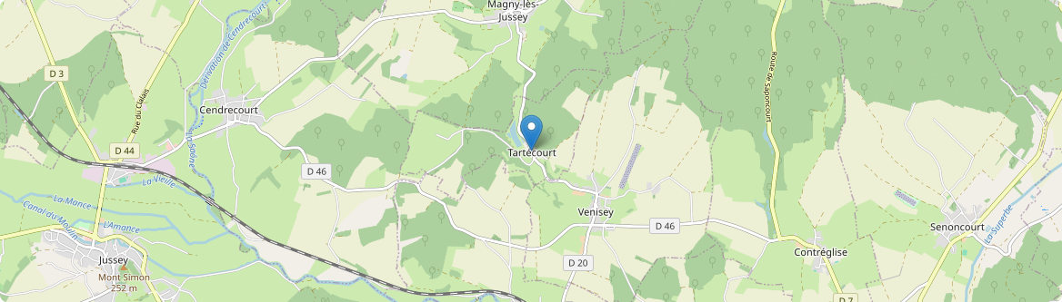 Tartécourt - Carte
