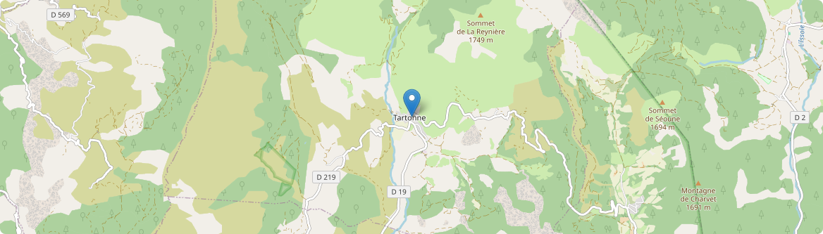 Tartonne - Carte