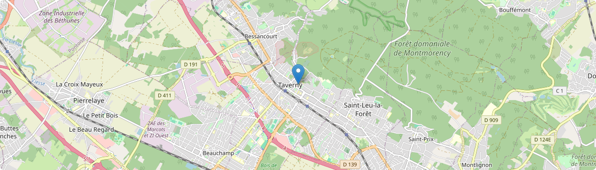 Taverny - Carte