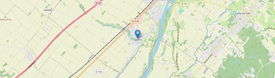 Tavers - Carte