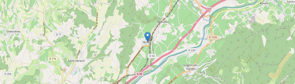 Têche - Carte