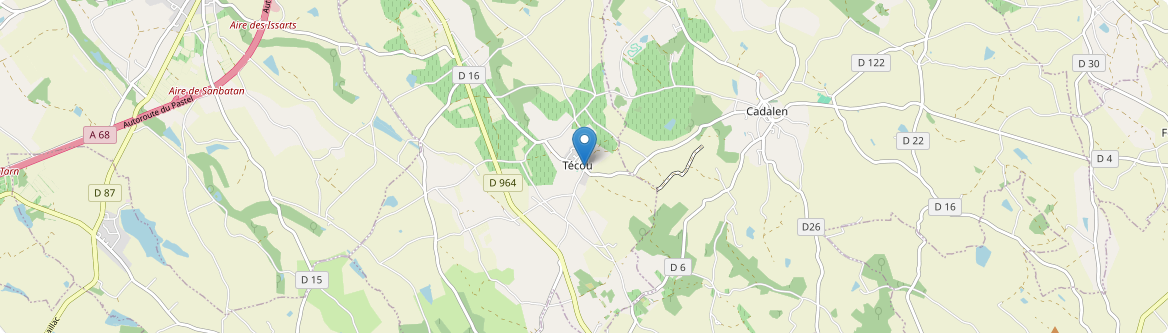 Técou - Carte