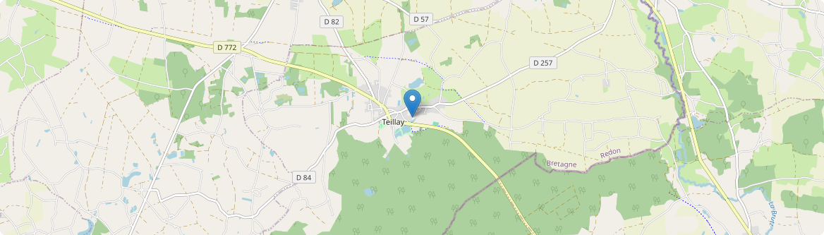 Teillay - Carte