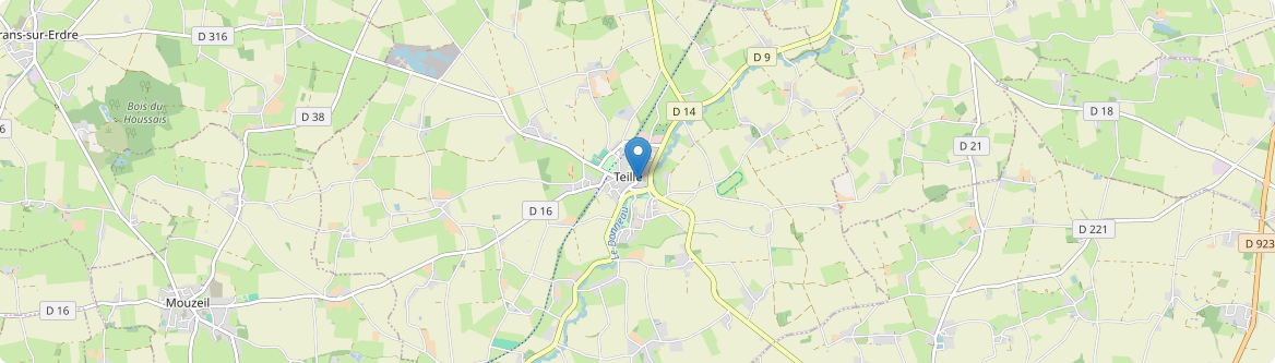 Teillé - Carte