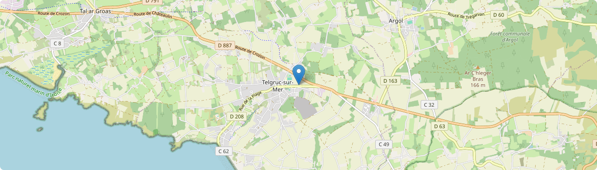 Telgruc-sur-Mer - Carte