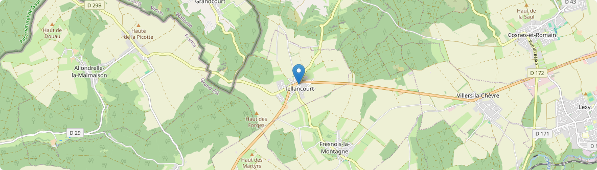 Tellancourt - Carte