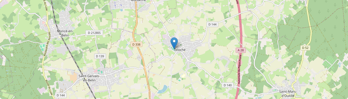 Teloché - Carte