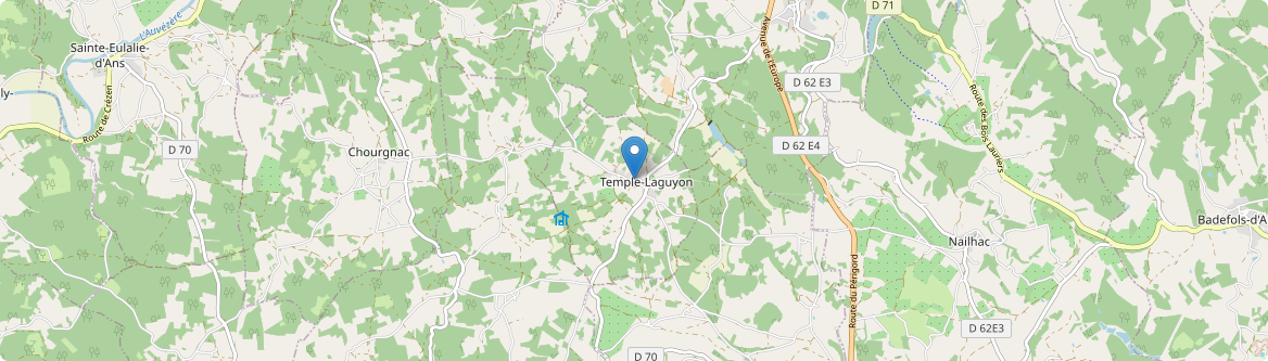 Temple-Laguyon - Carte