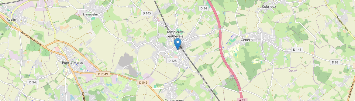 Templeuve-en-Pévèle - Carte