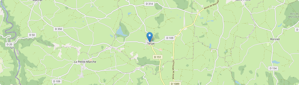 Terjat - Carte