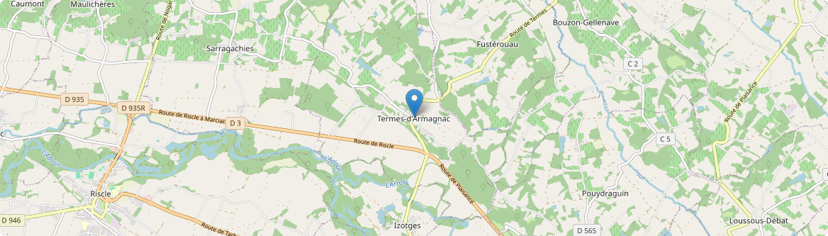 Termes-d'Armagnac - Carte