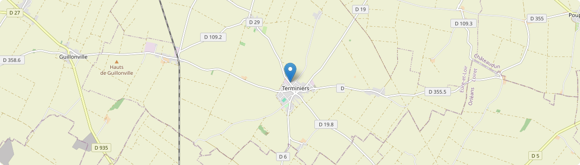 Terminiers - Carte
