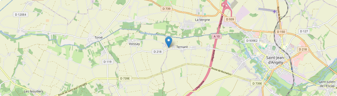 Ternant - Carte
