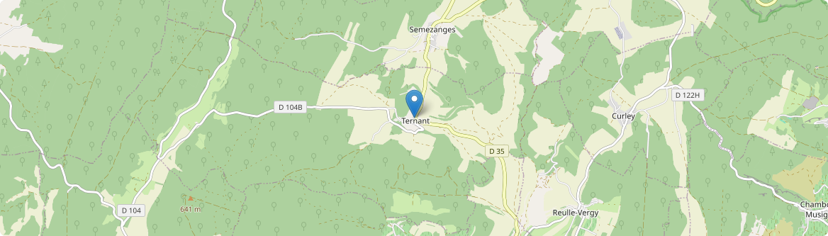 Ternant - Carte