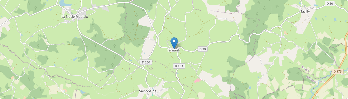 Ternant - Carte