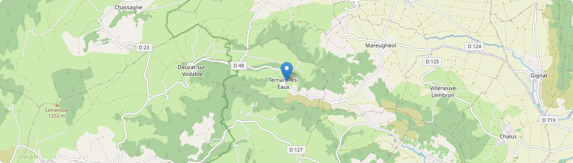 Ternant-les-Eaux - Carte