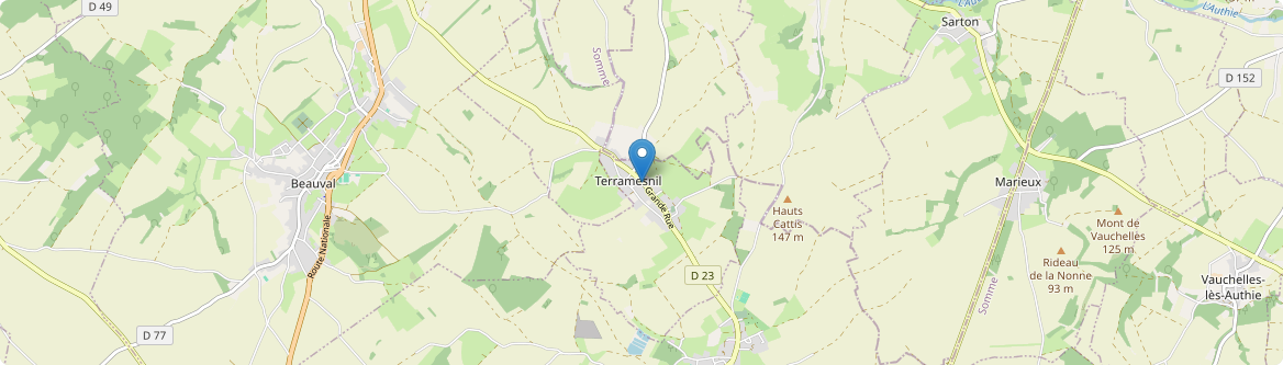 Terramesnil - Carte
